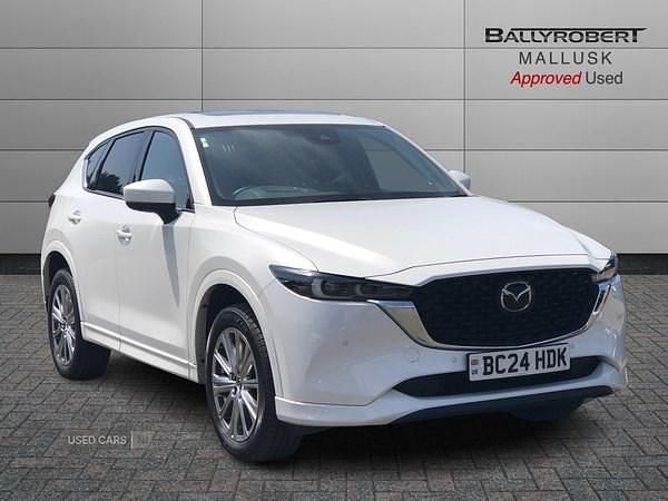 White Used 2024 Mazda CX-5 Takumi-Line SUV | £27,995 (A bit pricey) - Image 1/4