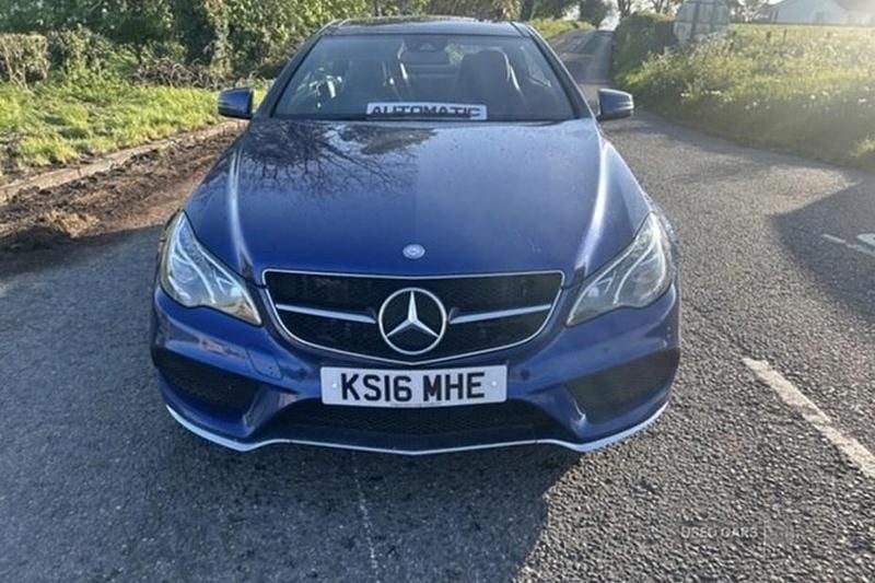 Blue Used 2016 Mercedes E220 AMG line Coupe | £10,250 (Fair price) - Image 1/1