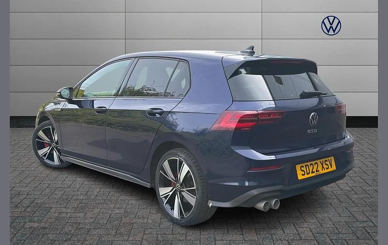 Used VW Golf VIII GTD 200 HP (147 kW) 2022 Blue Hatchback