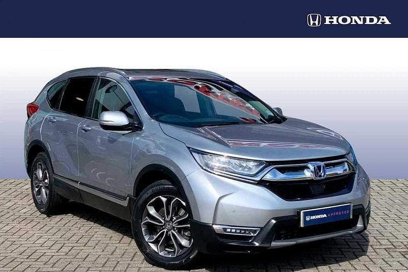 Lunar silver Used 2021 Honda CR-V EX SUV | £25,990 (Expensive) - Image 1/4