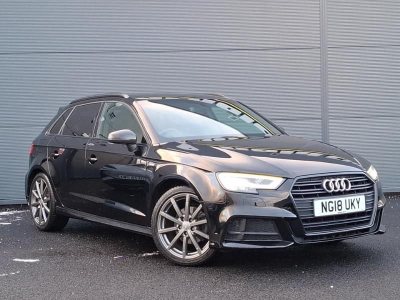 Black Used 2018 Audi A3 Black Edition Hatchback | £13,998 (Fair price) - Image 1/4