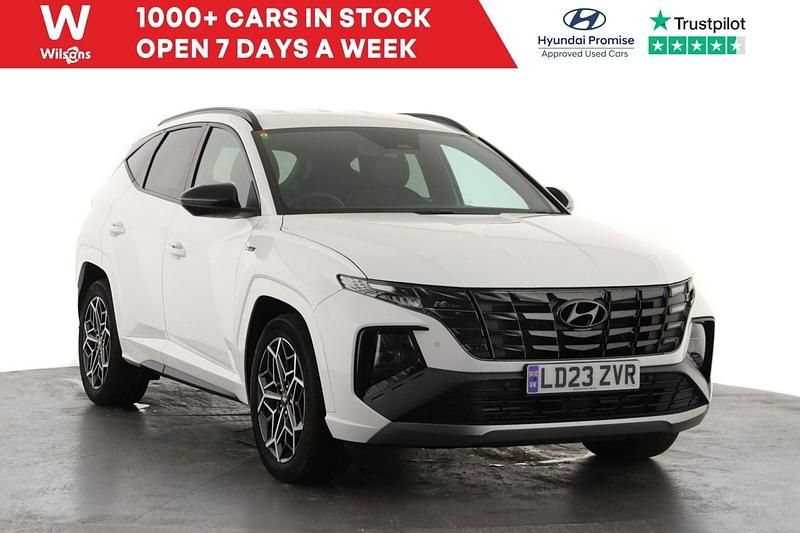 White Used 2023 Hyundai Tucson N Line SUV | £23,699 (Fair price) - Image 1/3