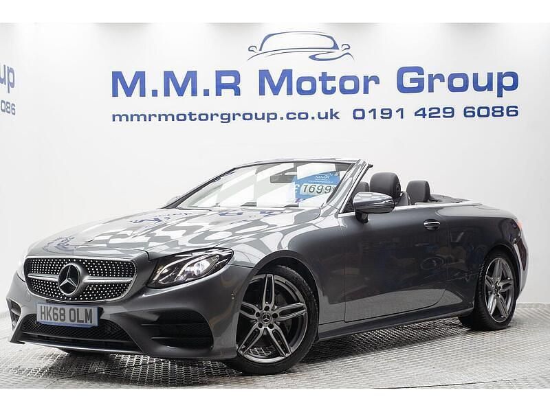 Used Mercedes E220 AMG line 2018 Grey Cabriolet