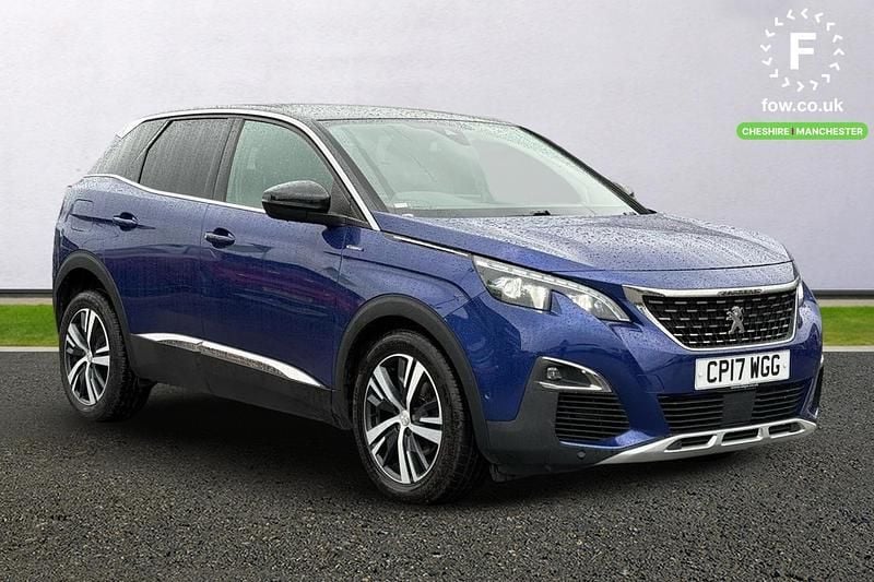 Blue Used 2017 Peugeot 3008 GT-line Estate | £12,499 (Fair price) - Image 1/4