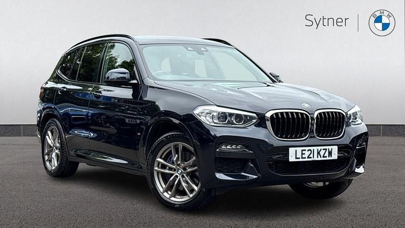 Black Used 2021 BMW X3 M Sport SUV | £33,000 (Good price) - Image 1/4