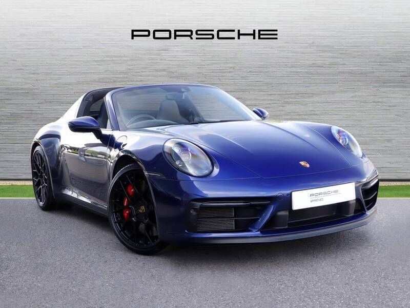 Gentian blue metallic Used 2022 Porsche 911 Targa 4 Cabriolet | £115,990 - Image 1/4