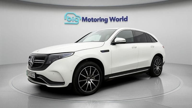 Used Mercedes EQC400 AMG line 300 kW (408 HP) 2021 White SUV