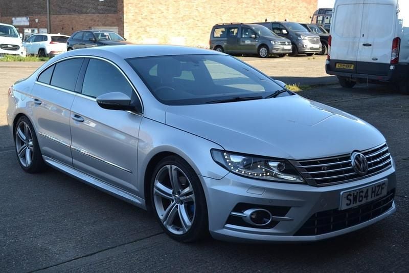 Begagnad VW CC R-line 2014 Silver Sedan