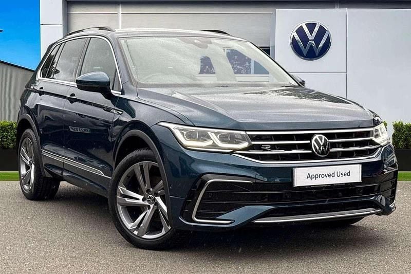 Blue Used 2023 VW Tiguan R-line Edition SUV | £29,990 (Fair price) - Image 1/4