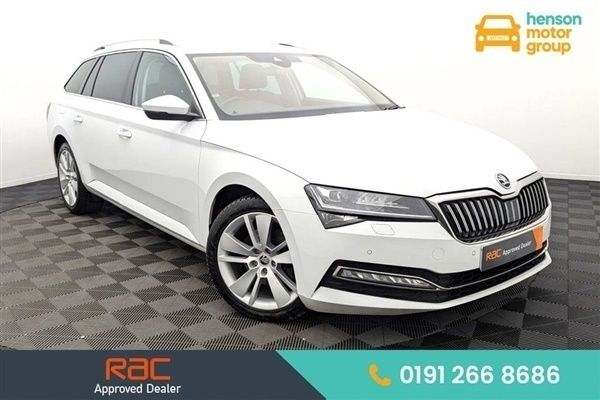 White Used 2021 Skoda Superb SE L Estate | £14,499 (Fair price) - Image 1/1