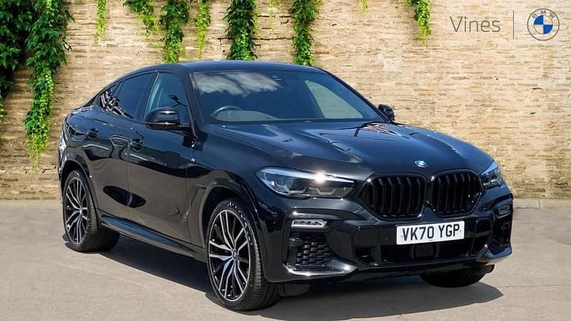 Black Used 2020 BMW X6 M Sport SUV | £39,907 (Fair price) - Image 1/4