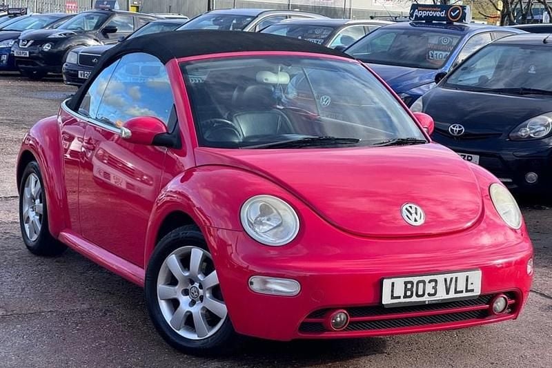 Red Used 2003 VW Beetle Cabriolet | £975 (Super price) - Image 1/1