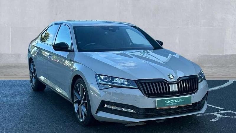 Grey Used 2023 Skoda Superb SportlinePlus Hatchback | £29,950 (Expensive) - Image 1/4
