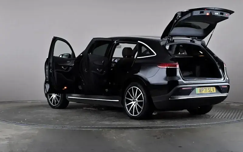 Used Mercedes EQC400 AMG line 300 kW (408 HP) 2022 Black SUV