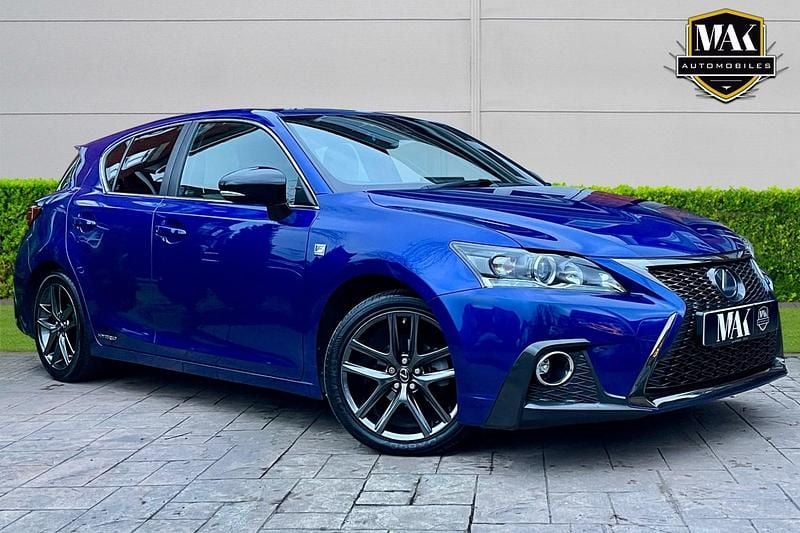 Used Lexus CT200h Sport Line 2018 Blue Hatchback