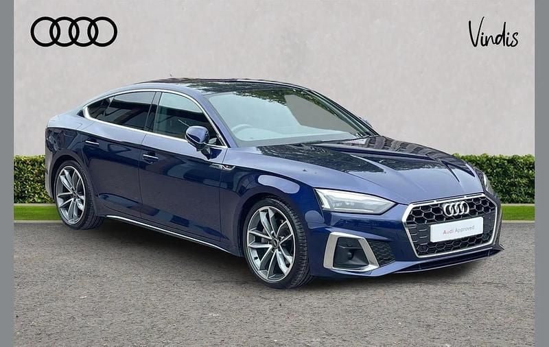 Used Audi A5 Sportback S-Line 200 HP (147 kW) 2024 Blue Hatchback