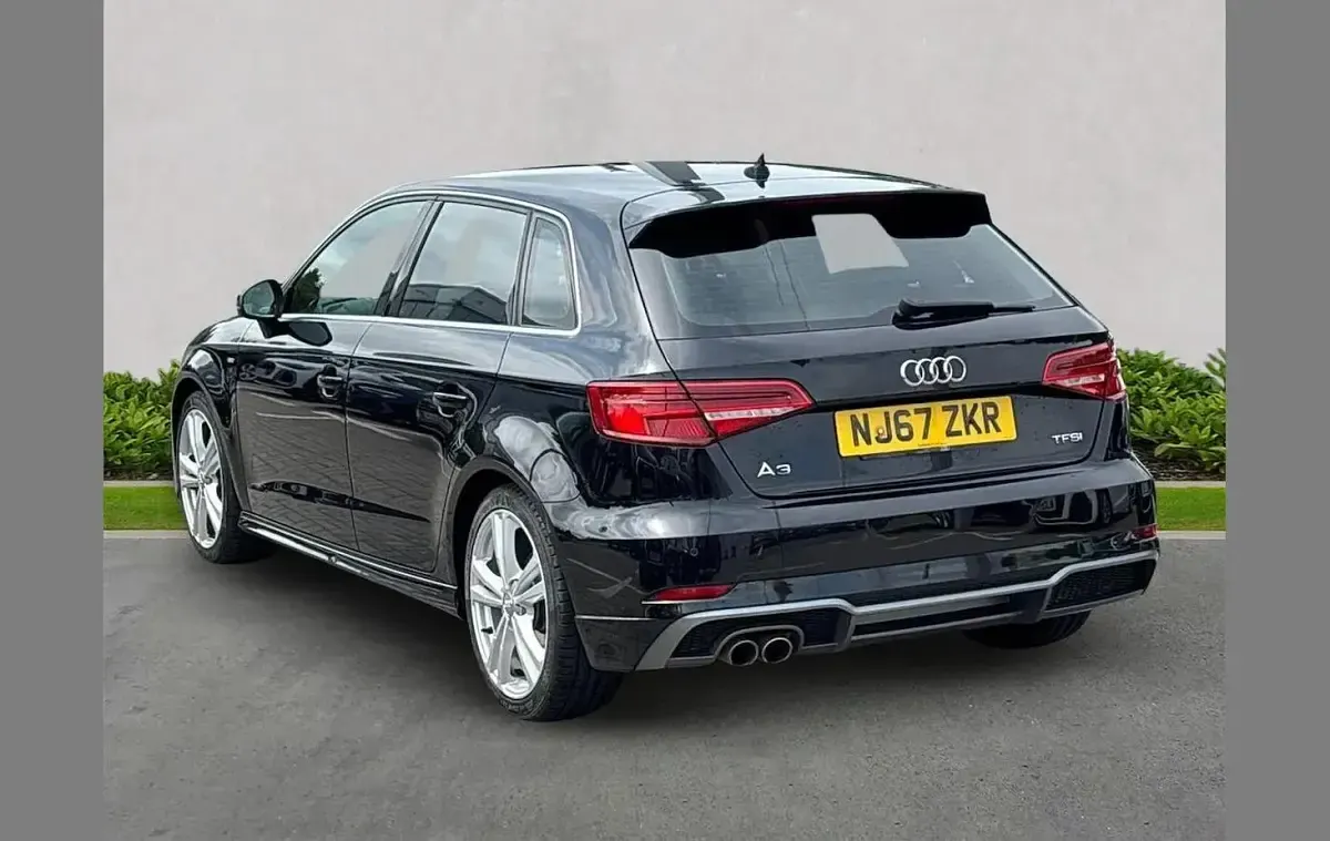 Used Audi A3 S-Line 150 HP (110 kW) 2017 Black Hatchback