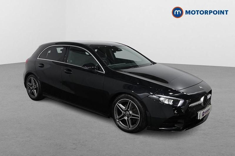 Used Mercedes A200 AMG line 2018 Black Hatchback
