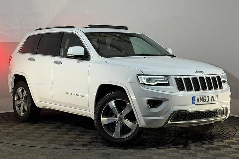 White Used 2014 Jeep Grand Cherokee Overland SUV | £10,495 (Fair price) - Image 1/1