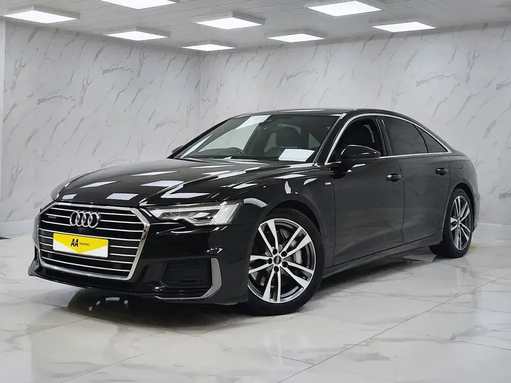 Used Audi A6 S-Line 299 HP (219 kW) 2022 Black Sedan