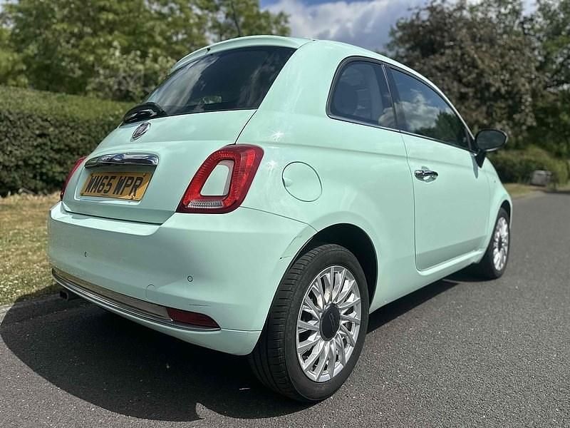 Used Fiat 500 Lounge 69 HP (50 kW) 2015 Green Hatchback
