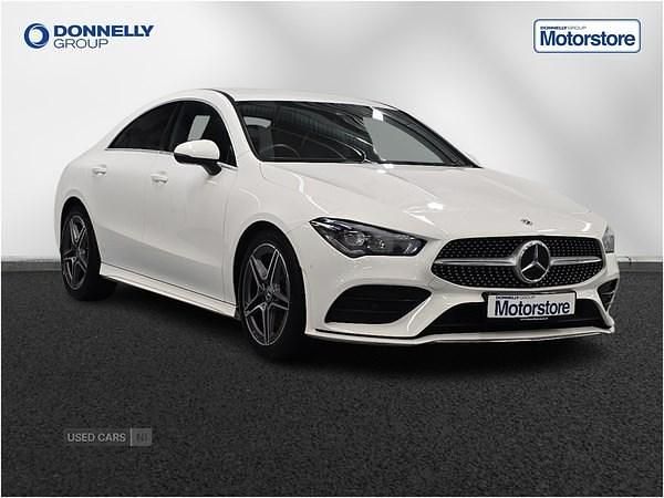 Used Mercedes CLA220 AMG line 2021 White Sedan