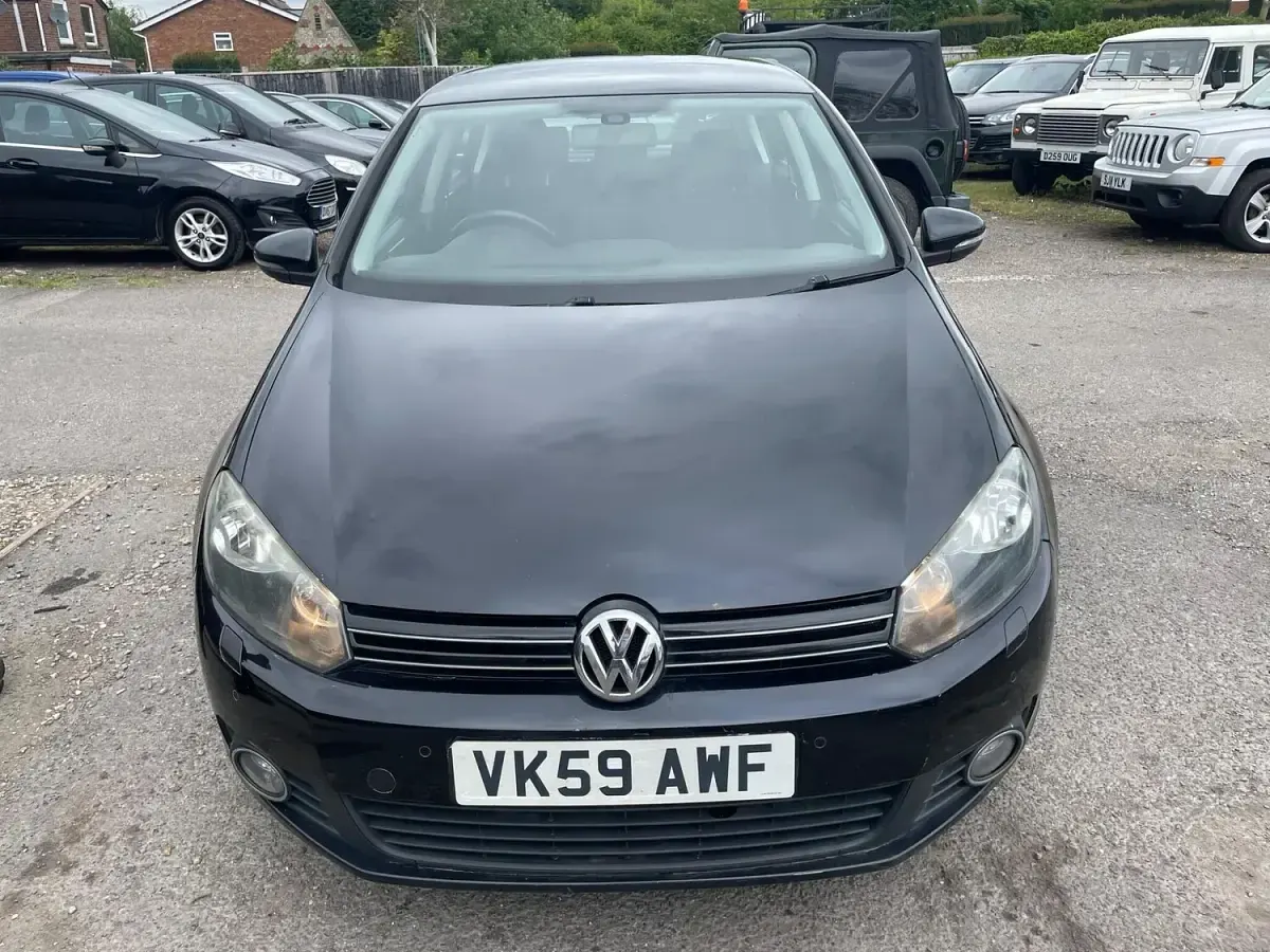 Used VW Golf VI SE 105 HP (77 kW) 2009 Black Hatchback