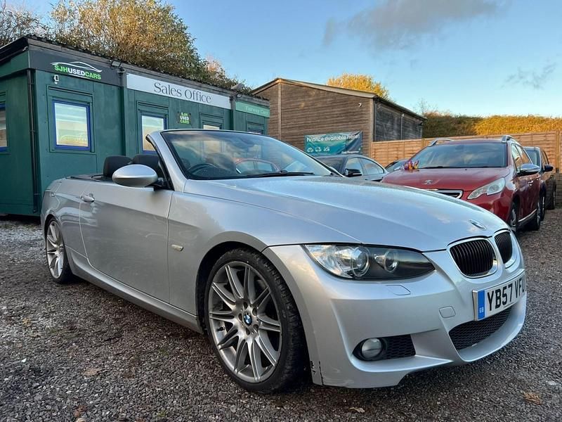 Silver Used 2007 BMW 325 Cabriolet M Sport Cabriolet | £3,995 (Fair price) - Image 1/4