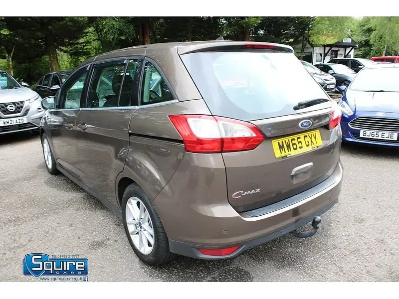 Used Ford Grand C-Max Zetec 120 HP (88 kW) 2015 Brown MPV