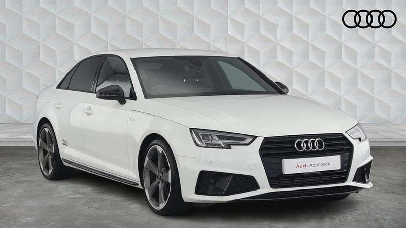 White Used 2019 Audi A4 Black Edition Sedan | £17,600 (Good price) - Image 1/4