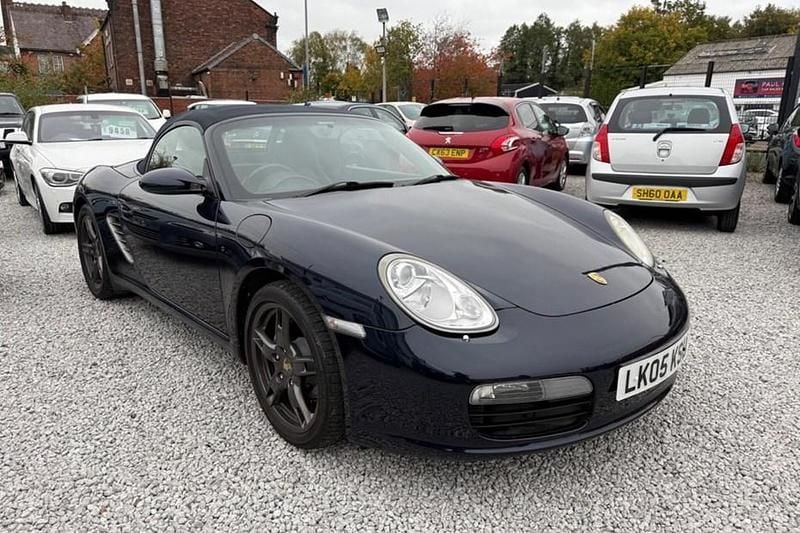 Used Porsche Boxster 2005 Blue Cabriolet