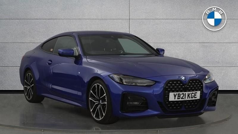 Blue Used 2021 BMW 420 M Sport Coupe | £27,450 (A bit pricey) - Image 1/4