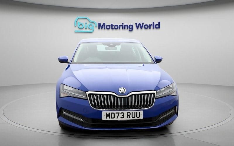Used Skoda Superb SE 150 HP (110 kW) 2023 Blue Hatchback