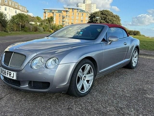 Used Bentley Continental GT Convertible 560 HP (411 kW) 2008 Silver Cabriolet