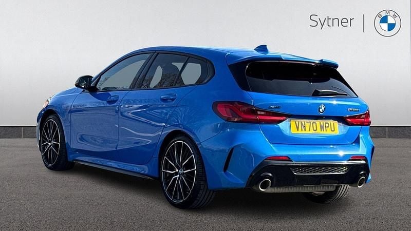 Used BMW M135 M Sport 302 HP (222 kW) 2020 Blue Hatchback