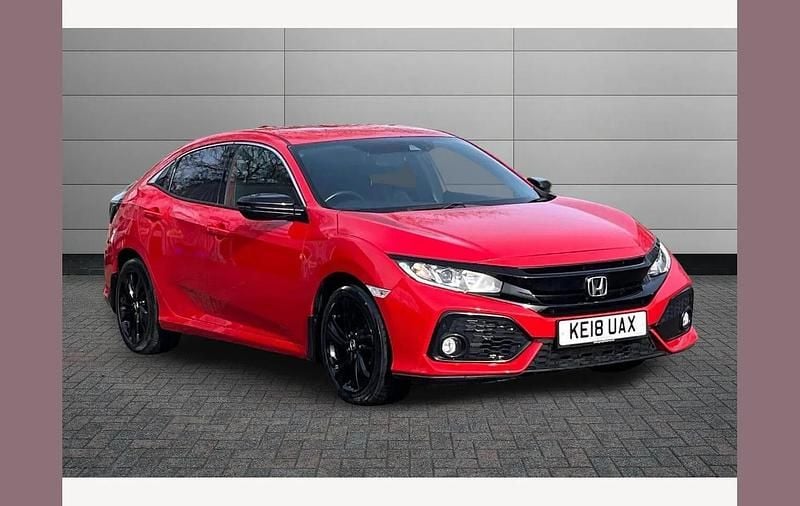 Used Honda Civic SR 126 HP (92 kW) 2018 Red Hatchback
