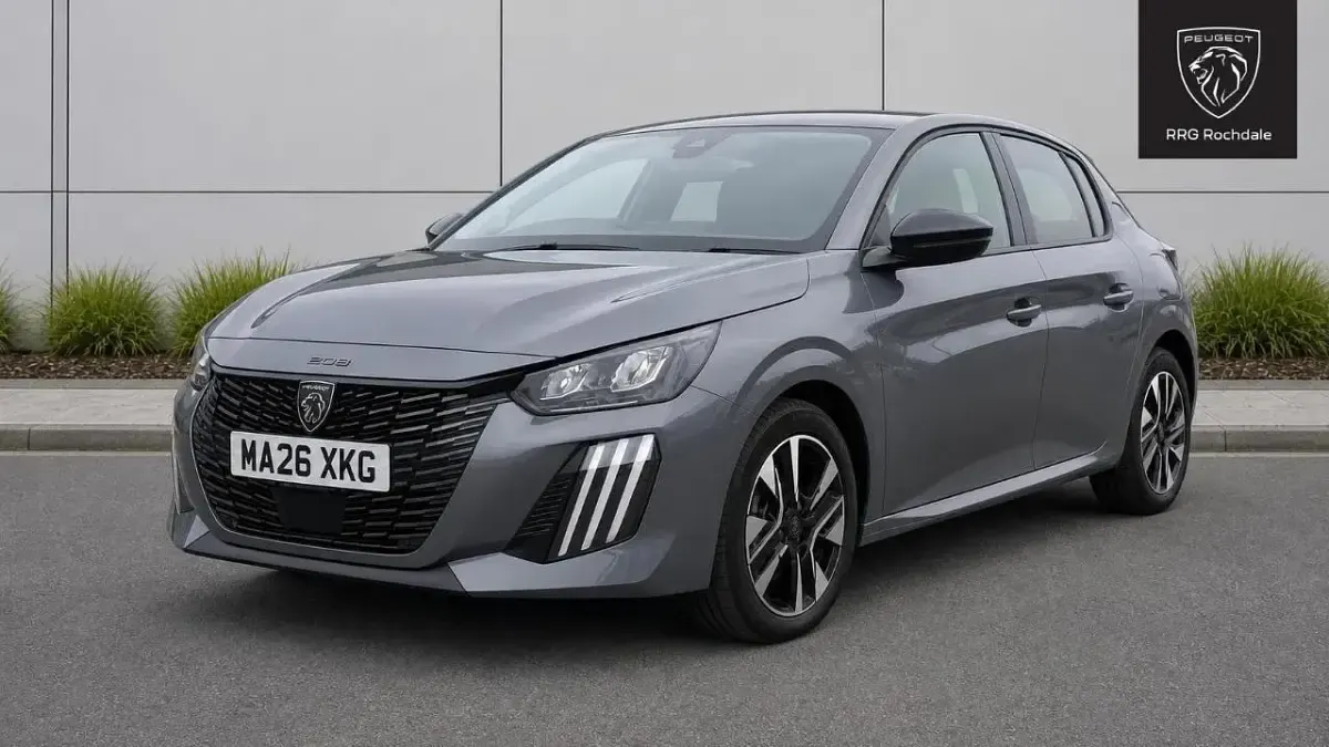 New Peugeot 208 Allure 99 HP (72 kW) 2026 Grey Hatchback
