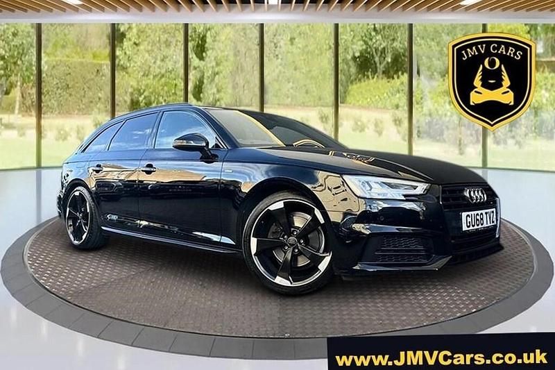 Used Audi A4 Black Edition 150 HP (110 kW) 2018 Black Estate