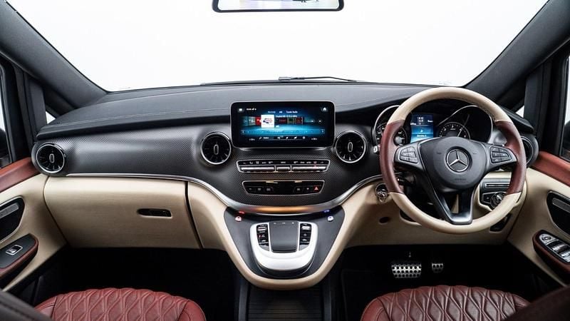 Used Mercedes V300 AMG line 2023 Black MPV