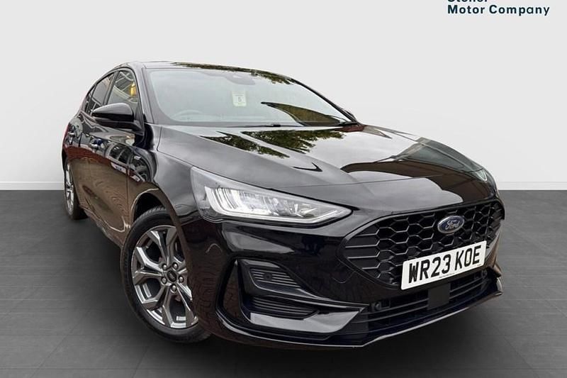 Black Used 2023 Ford Focus ST-Line Hatchback | £12,499 (Good price) - Image 1/1
