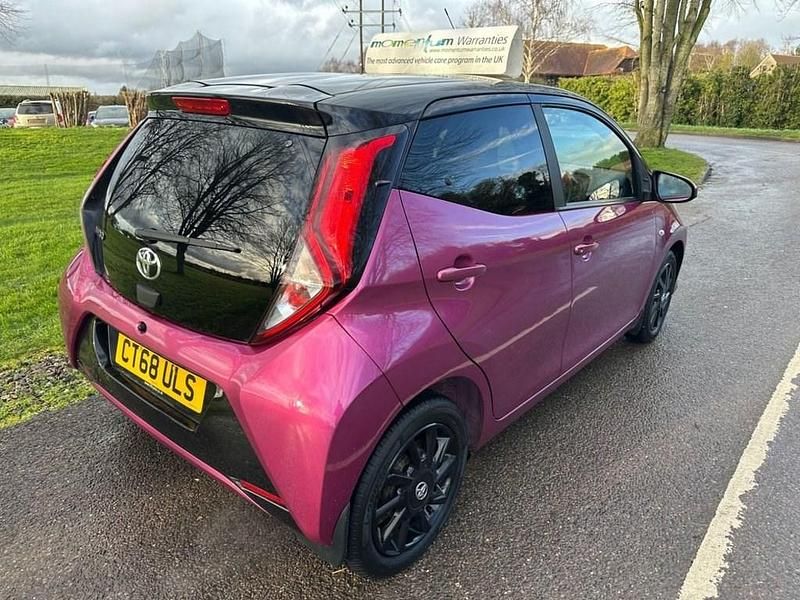 Used Toyota Aygo X-cite 71 HP (52 kW) 2019 Purple Hatchback