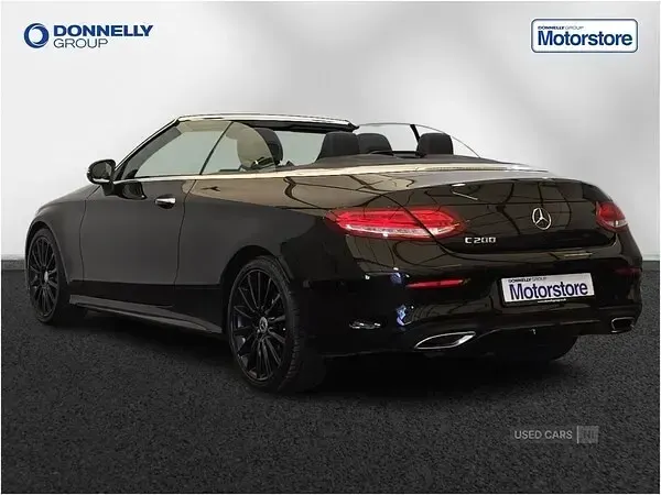 Used Mercedes C200 AMG Line Premium Plus 2018 Black Cabriolet