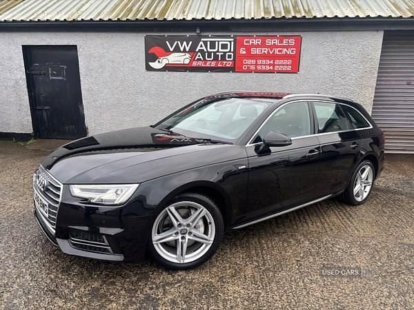 Used Audi A4 S-Line 218 HP (160 kW) 2016 Black Estate