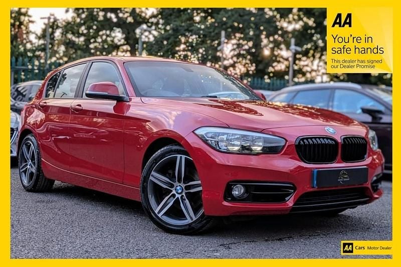 Red Used 2017 BMW 120 Sport Line Hatchback | £12,628 (Fair price) - Image 1/3