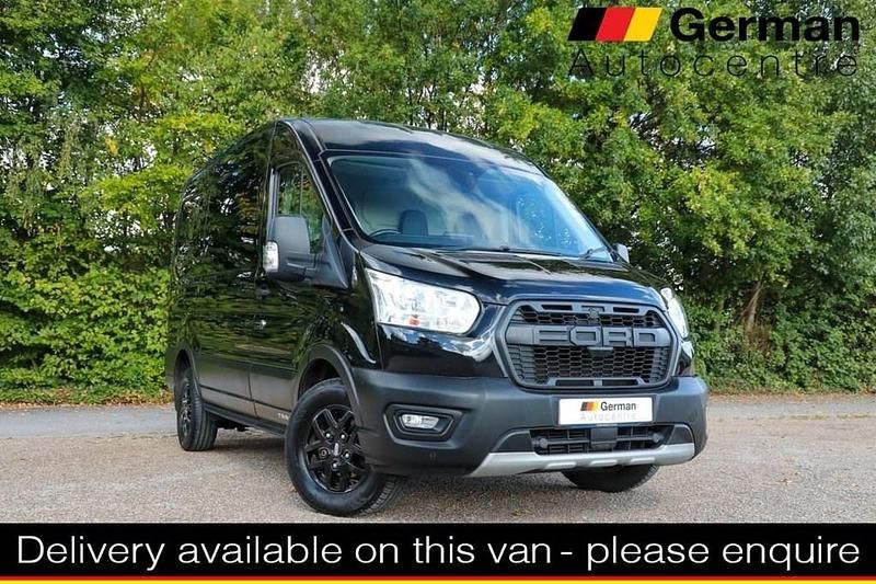 Black Used 2022 Ford Transit S Van | £22,300 (Expensive) - Image 1/3