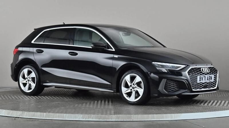 Black Used 2021 Audi A3 e-tron S-Line Hatchback | £26,498 - Image 1/4
