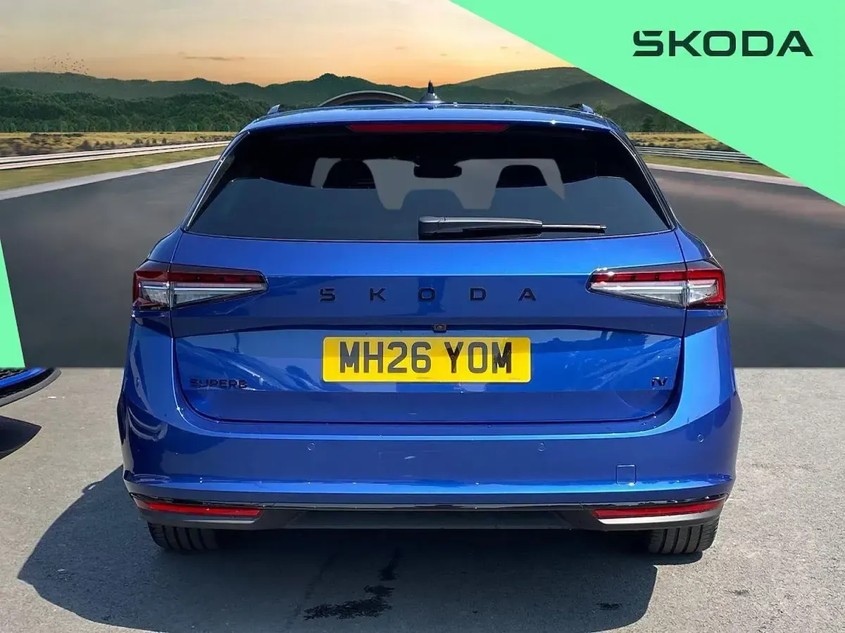 Used Skoda Superb SportLine 204 HP (150 kW) 2026 Blue Estate