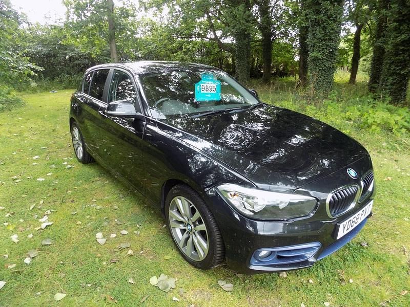 Black Used 2018 BMW 118 Sport Line Hatchback | £9,895 (Super price) - Image 1/4