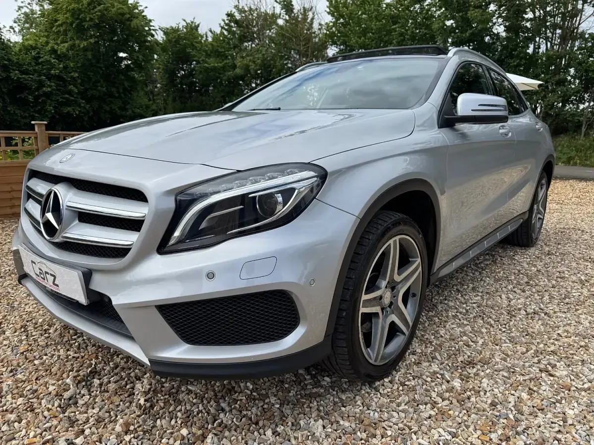 Used Mercedes GLA220 AMG line 177 HP (130 kW) 2016 Silver SUV