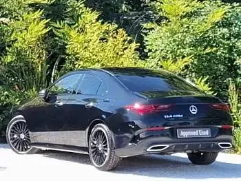 Used Mercedes CLA220 AMG Line Premium Plus 190 HP (139 kW) 2025 Black Coupe